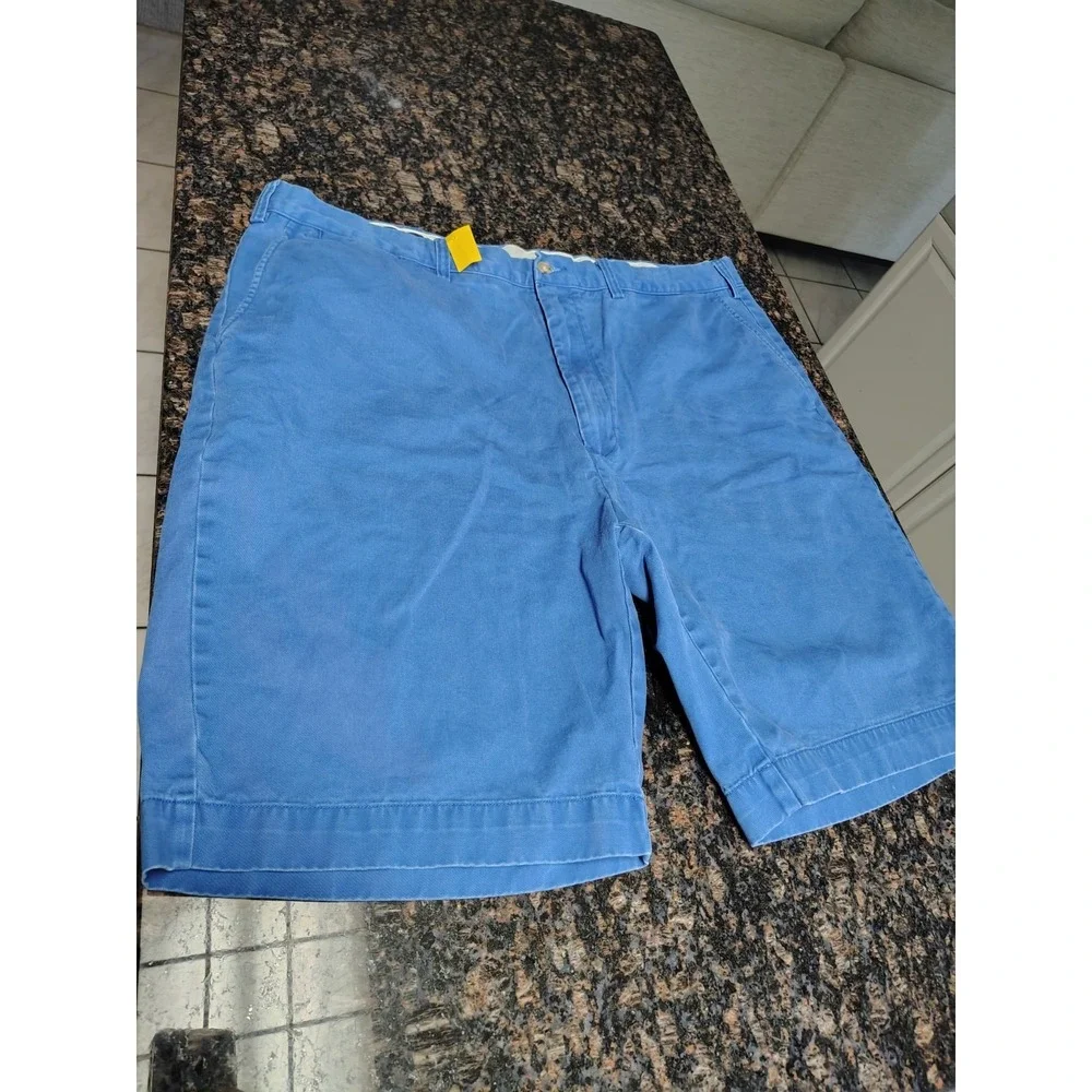 Polo Ralph Lauren Shorts Mens 42T Blue Classic Fit Cotton Chino Preppy Polo